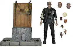 NECA - Universal Monsters 7” Scale Action Figure - Bride of Frankenstein Frankenstein’s Monster Figure with Chair - Front_Zoom