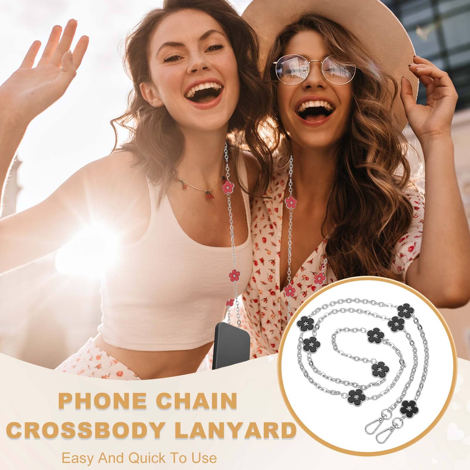 PHONE CHAIN CROSSBODY LANYARD  
Easy And Quick To Use