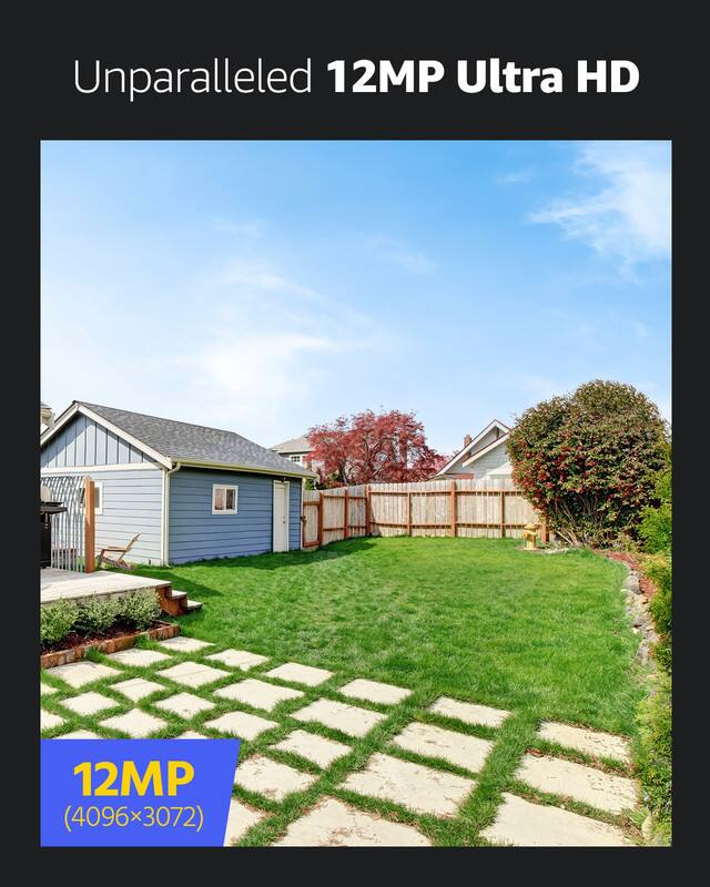 Unparalleled 12MP Ultra HD  
12MP (4096x3072)