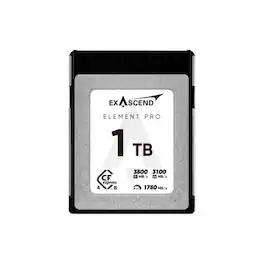 Exascend - Element Pro 1TB CFexpress Type-B 4.0 Memory Card