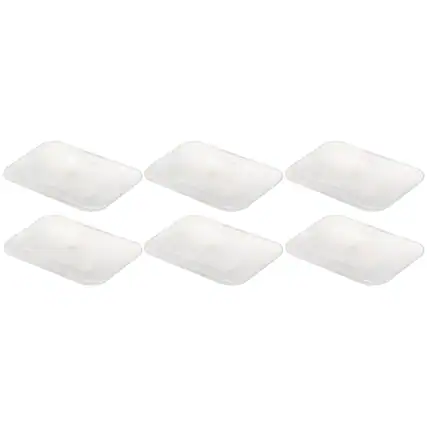 Front. Teacher Created Resources - Teacher Created Resources Plastic Letter Tray Lid, Clear, Pack of 6.