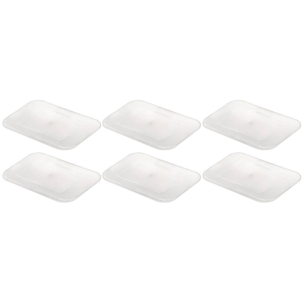 Front. Teacher Created Resources - Teacher Created Resources Plastic Letter Tray Lid, Clear, Pack of 6.