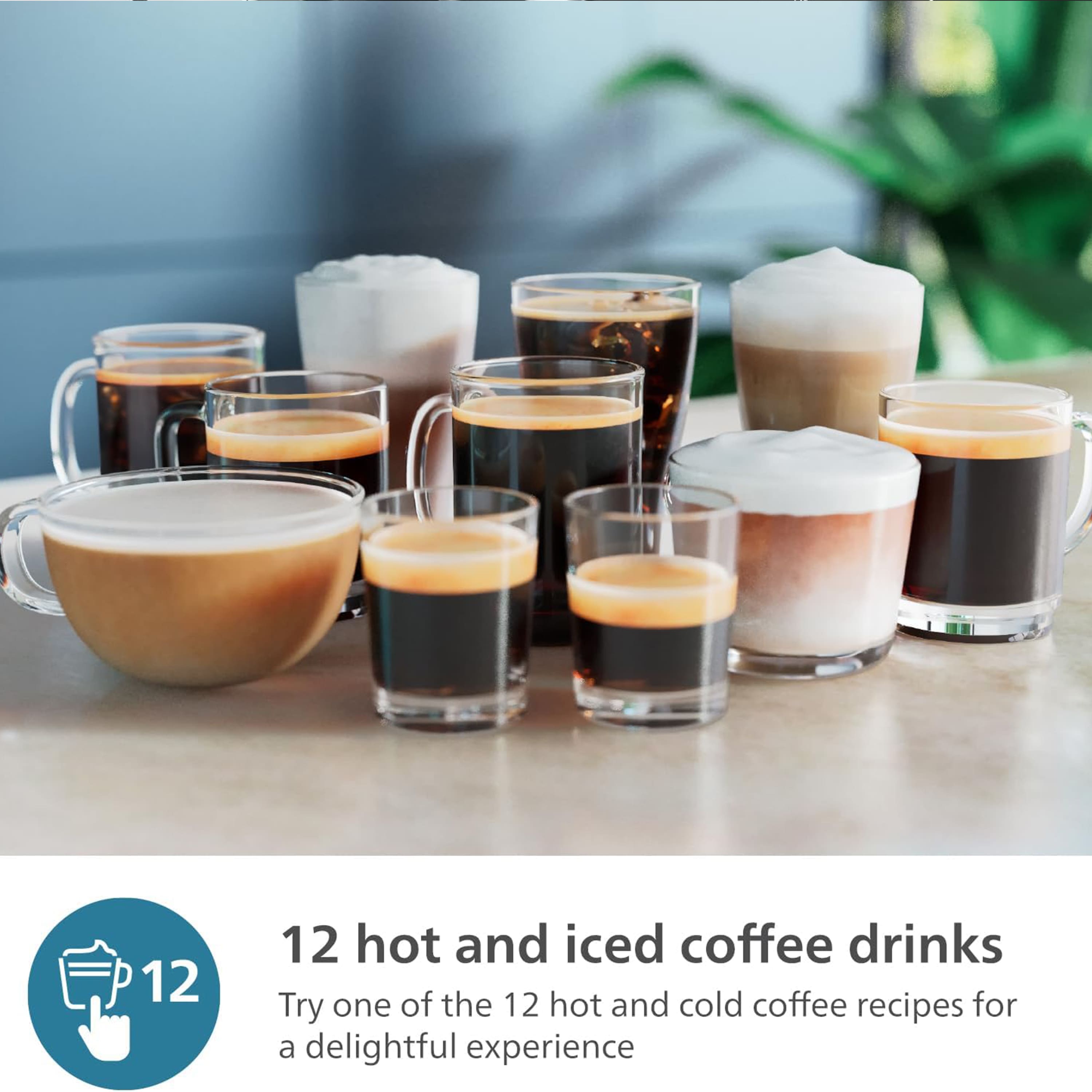 12 hot and iced coffee drinks Try one of the 12 hot and cold coffee recipes for a delightful experience.