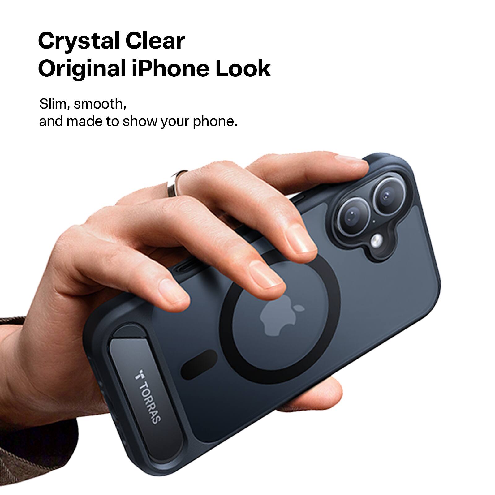 Crystal Clear Original iPhone Look

Slim, smooth, and made to show your phone.

TORRAS