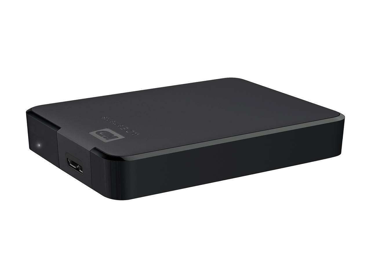 Alt View 3. Western Digital - WD 4TB Elements USB 3.0 2.5" Portable External Hard Drive WDBU6Y0040BBK-WESN Black - Black.