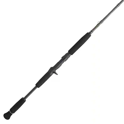 Front. PENN - Penn Carnage III Inshore Casting Fishing Rod, 7 Feet, Loads up to 20 Lbs, Black - Black.