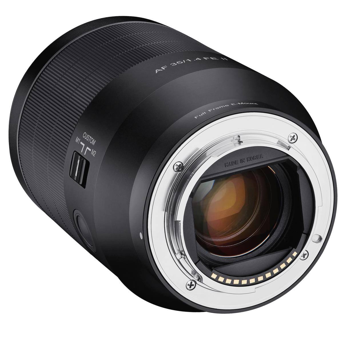 35/1.4 FE II  
AF  
Full Frame E-Mount  
CUSTOM M1 M2  
MADE IN KOREA