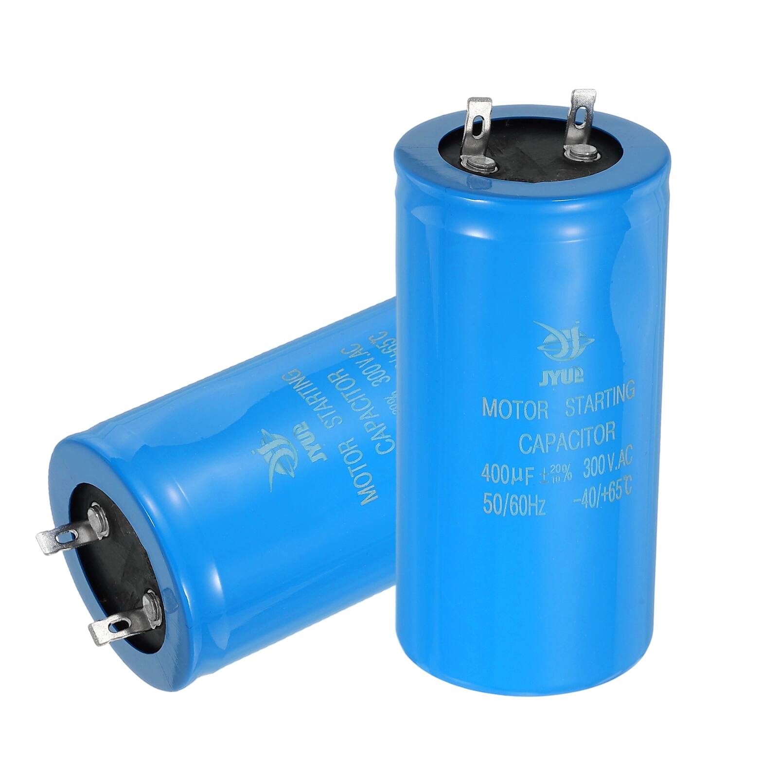 300V.AC 65C STARTING CAPACITOR 90% JYUP MOTOR JYUP MOTOR STARTING CAPACITOR 400µF 30% 300V.AC 50/60Hz -40/+65C