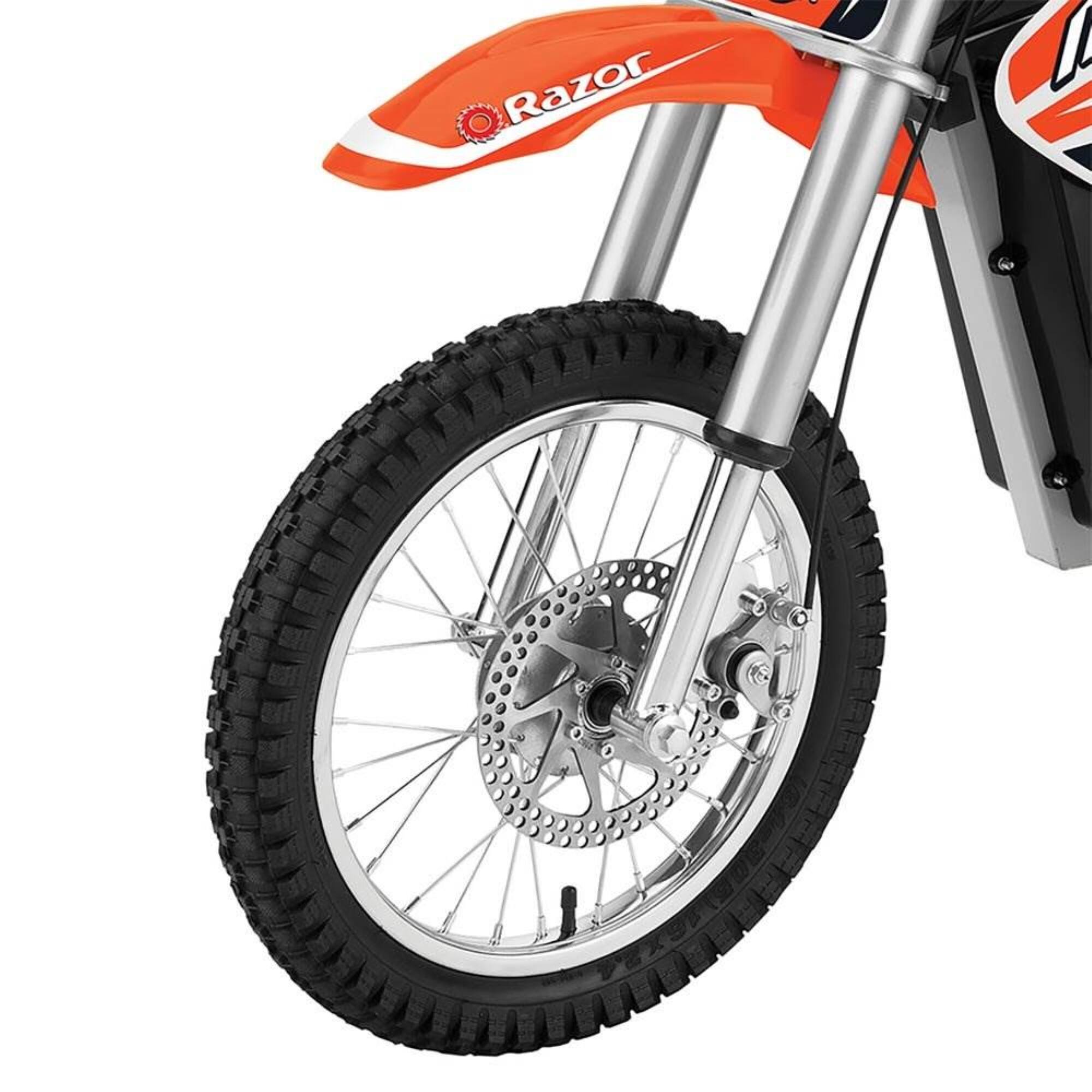 Alt View 14. Razor - MX650 Dirt Rocket High-Torque Electric Motocross Dirt Bike - Orange.