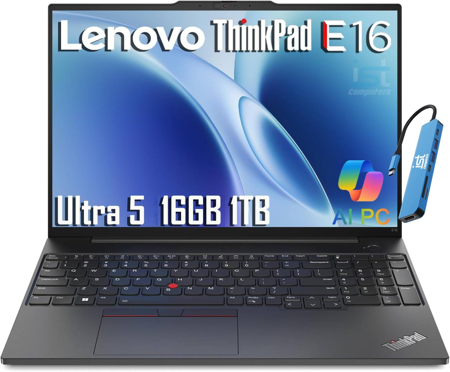 Lenovo ThinkPad E16 computers Ultra 5 16GB 1TB Al PC ESG