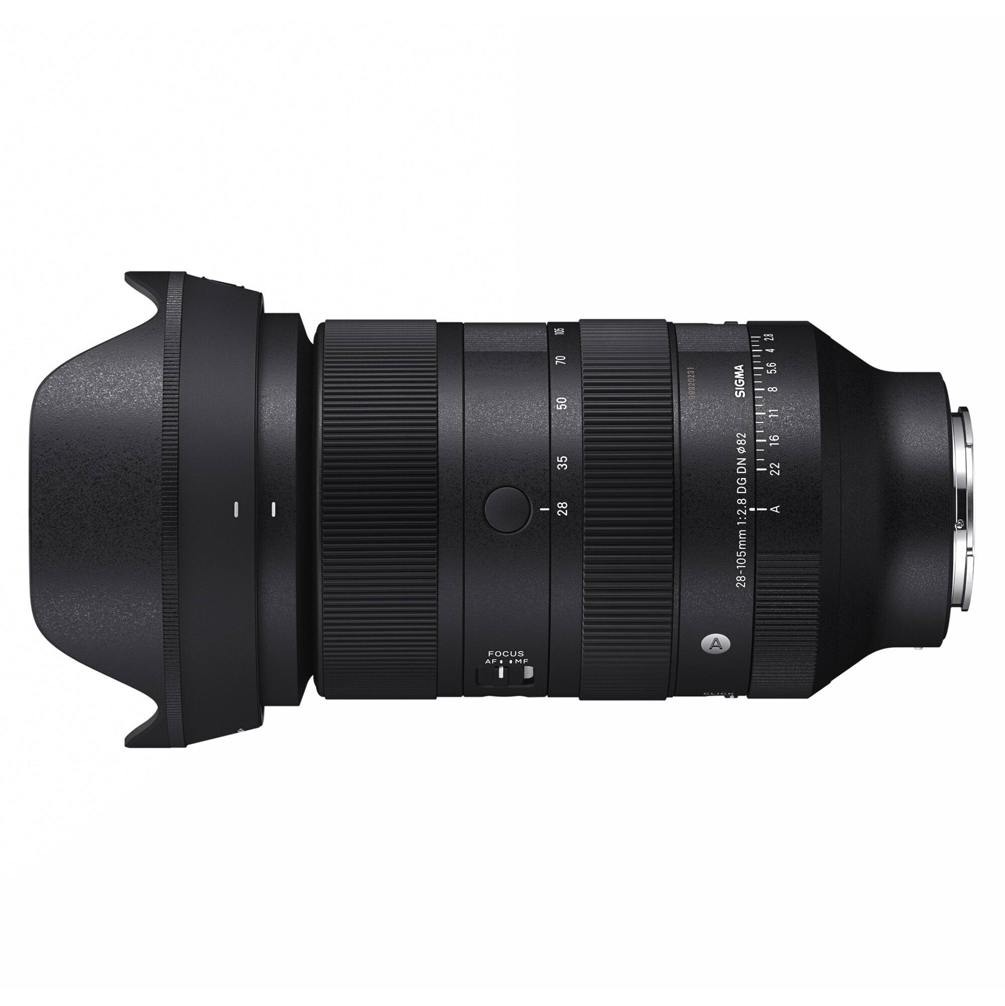 The text on the image reads: "70-500mm F2.8 SIGMA DG HSM ART Lens."