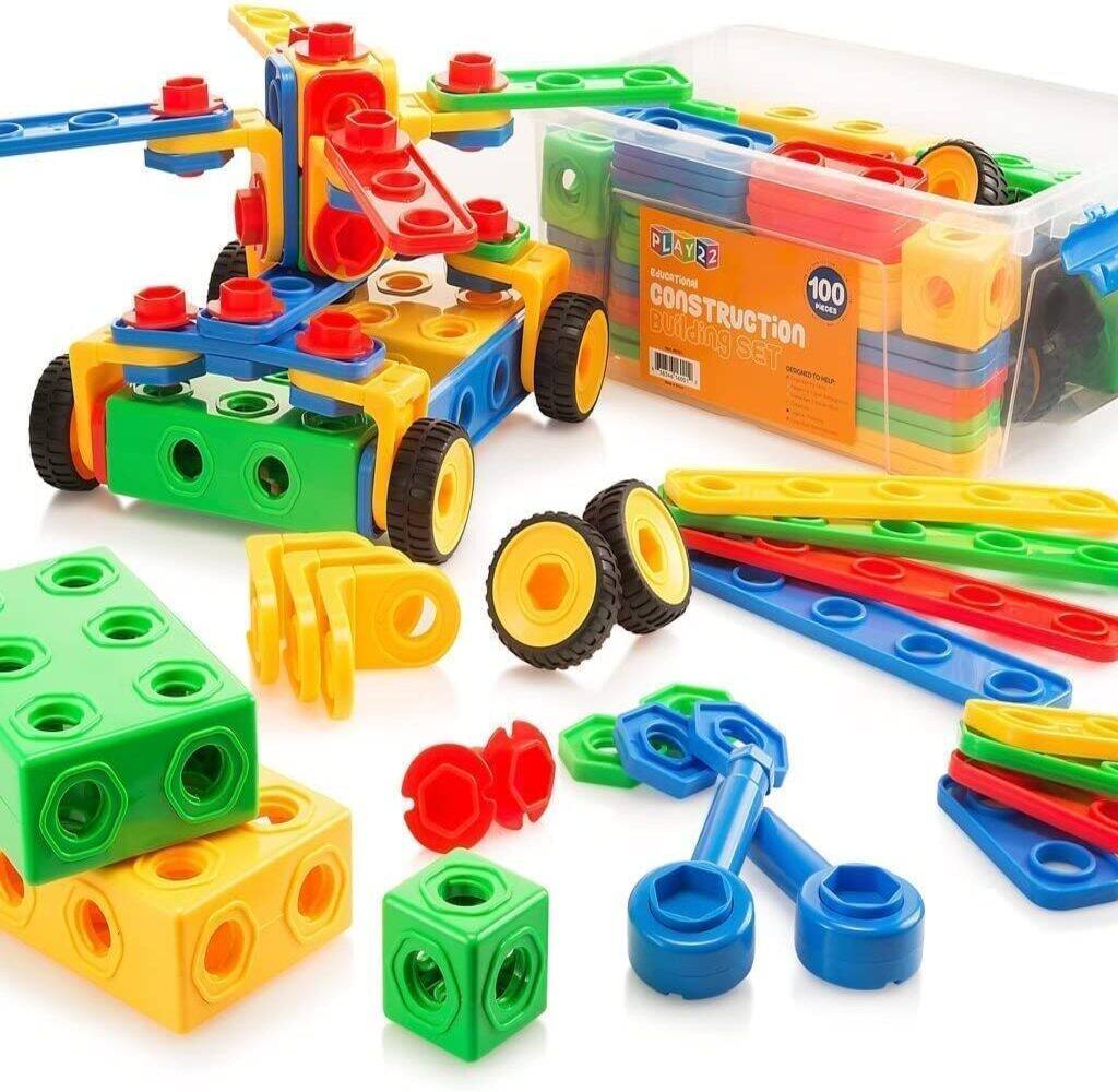 PLAY22  
EDUCATIONAL  
CONSTRUCTION  
BUILDING SET  

100 PIECES