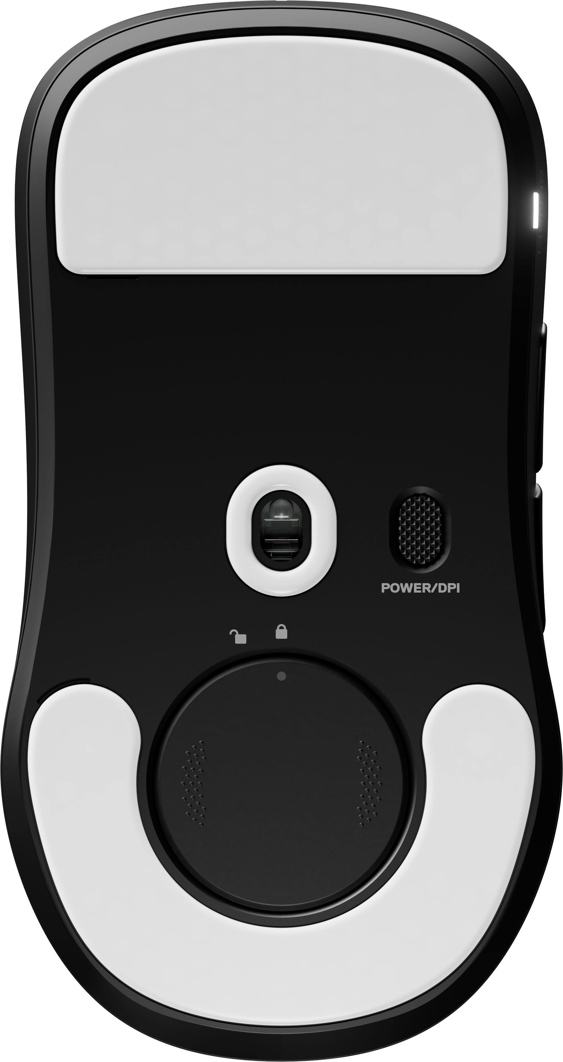 Alt View 12. SteelSeries - Sensei Pro Wireless Optical Symmetrical Gaming Mouse with 8K Polling – Ultra-Wideband/RF for PC - Black.