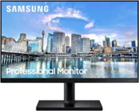 Samsung T45F 22" Borderless IPS Panel Adjustable Professional FHD Monitor (HDMI, USB, DisplayPort) - Black - Front_Zoom