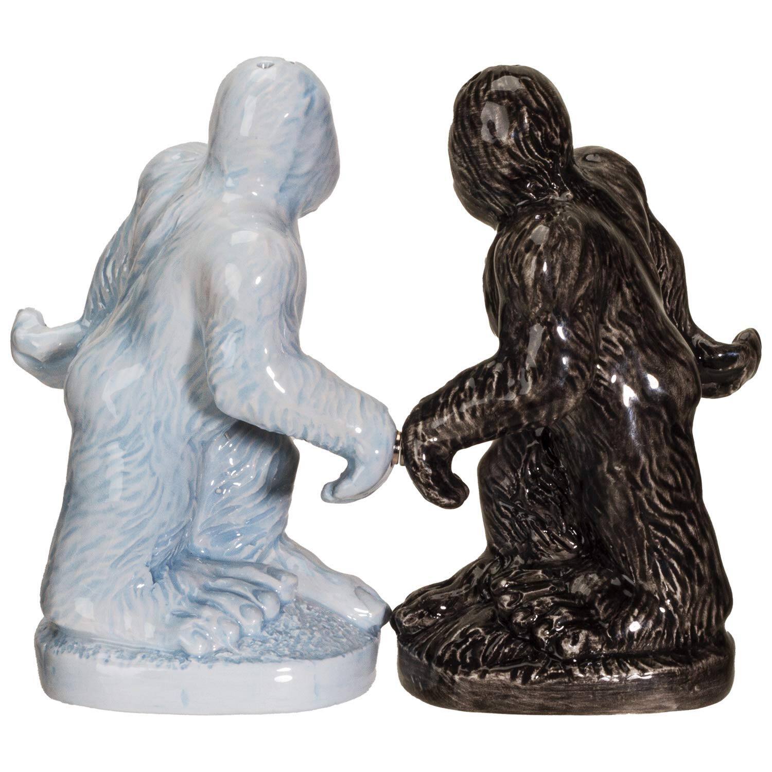 Alt View 1. Pacific Trading - Big Foot Ceramic Magnetic Salt and Pepper Shakers Set - Multicolor.