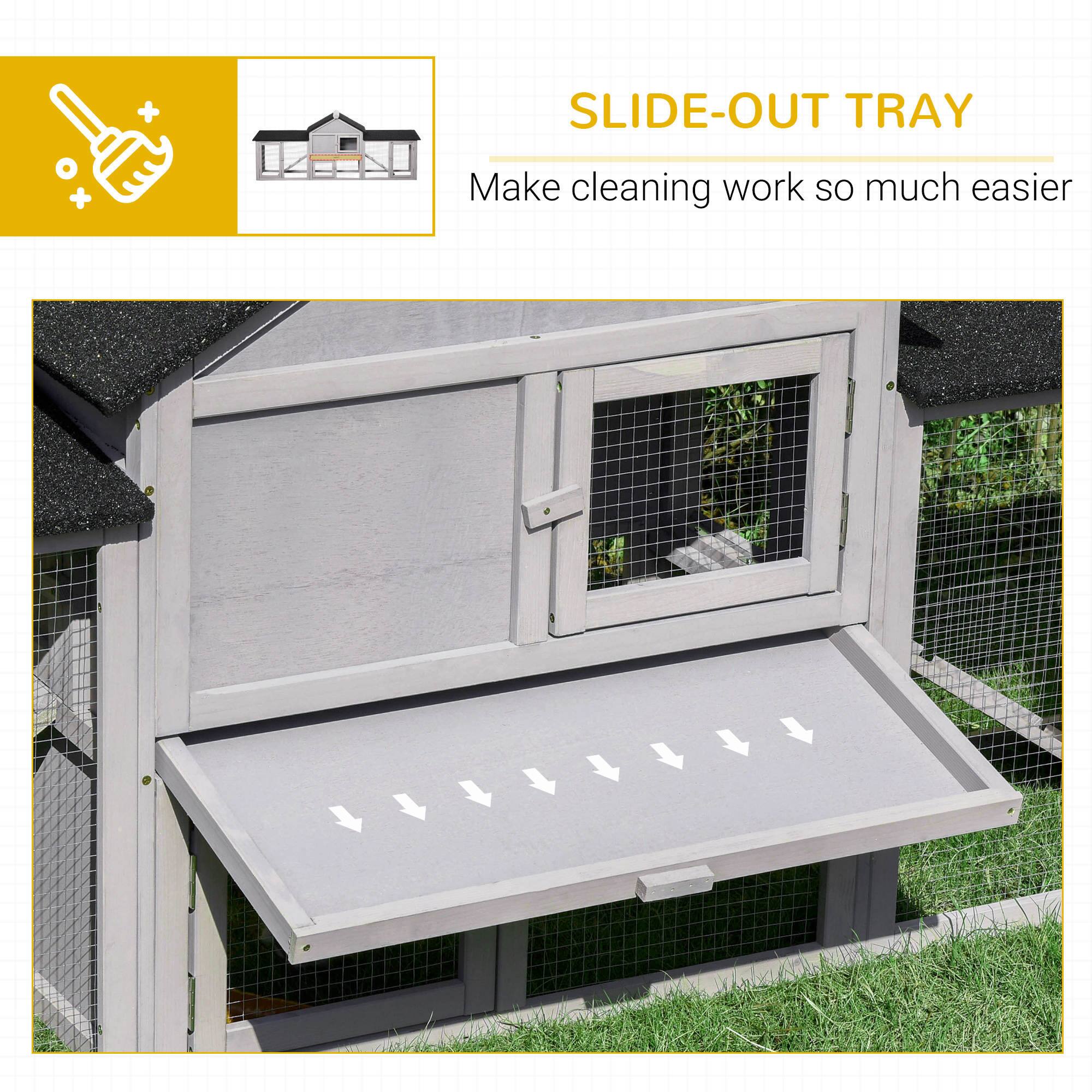 SLIDE-OUT TRAY  
Make cleaning work so much easier