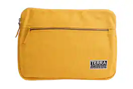 Terra Thread - Organic Cotton Laptop Sleeve 15 inches - Mustard Yellow