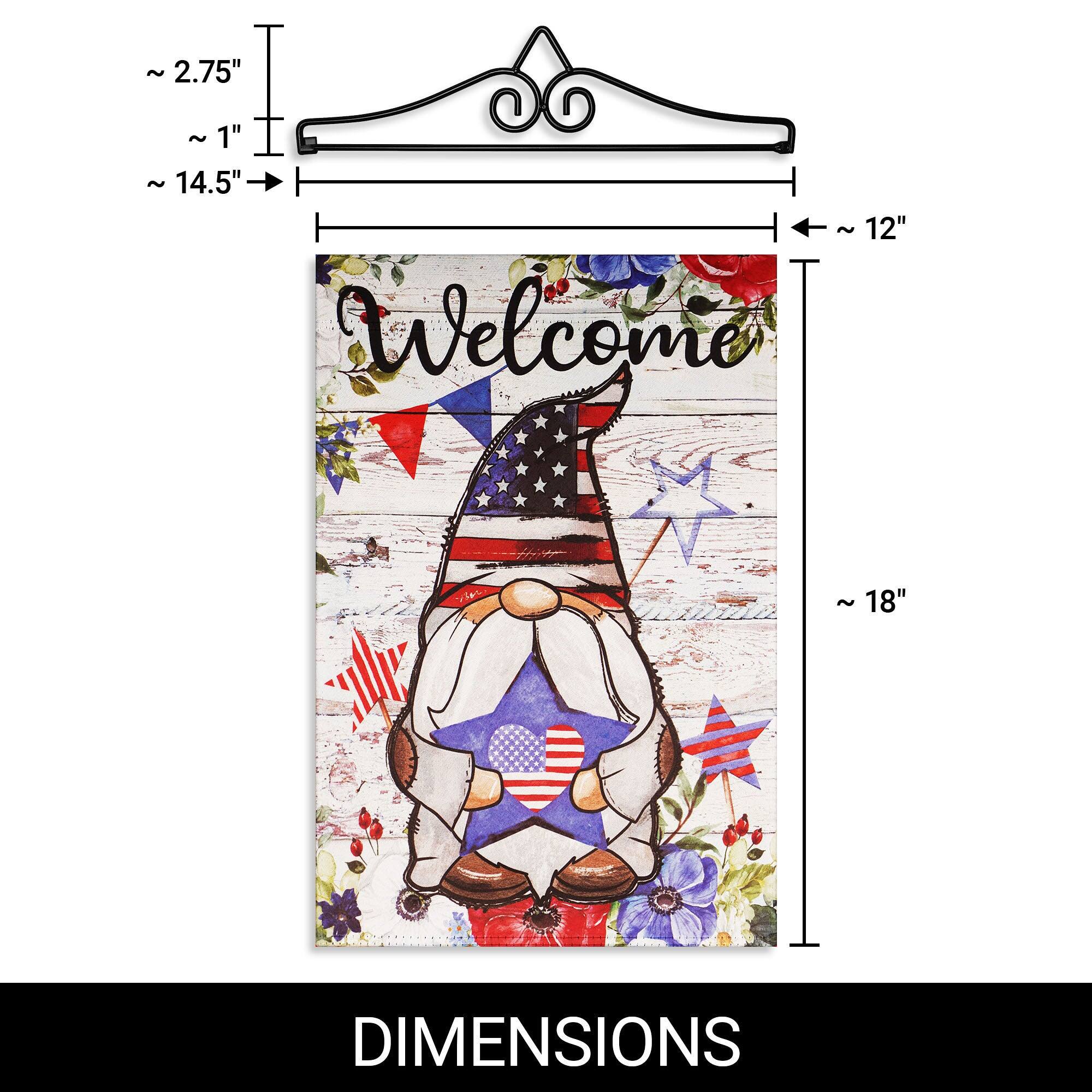 ~2.75"  
~1"  
~14.5"  
~12"  
~18"  

Welcome  

DIMENSIONS