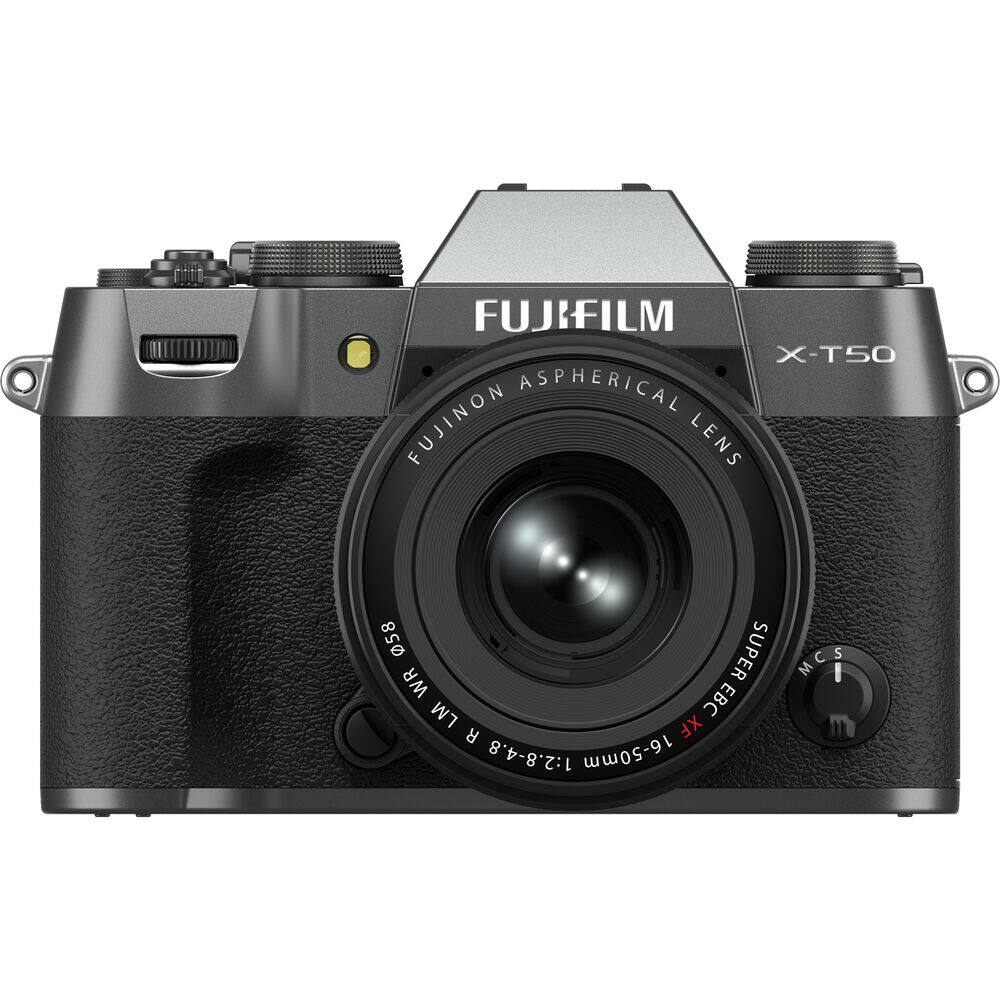 FUJIFILM X-T50 ASPHERICAL FUJINON LENS 58 SUPER EBC MCS M I WR 1:2.8-4.8 16-50mm
