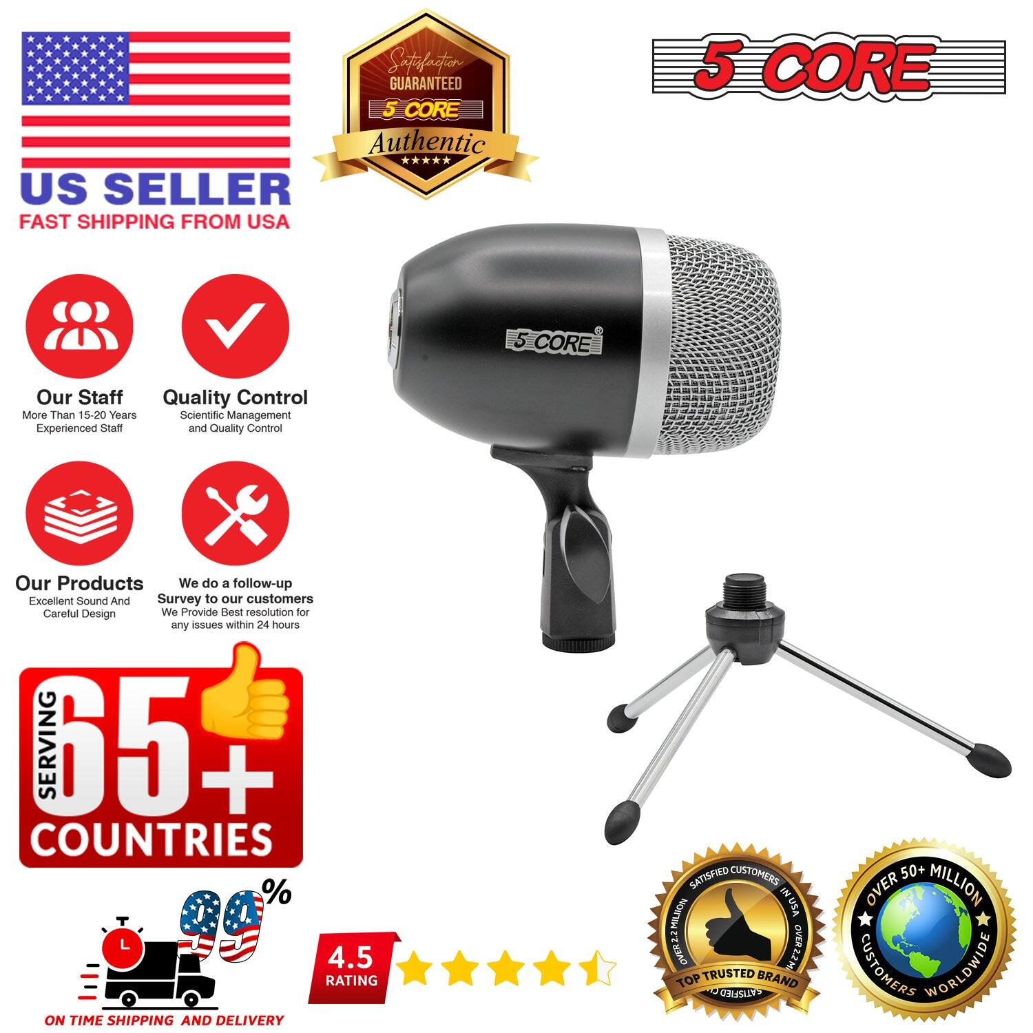 **US SELLER**  
FAST SHIPPING FROM USA  

**5 CORE**  
Authentic  
SATISFACTION GUARANTEED  

**Our Staff**  
More Than 15-20 Years Experienced Staff  

**Quality Control**  
Scientific Management and Quality Control  

**Our Products**  
Excellent Sound And Careful Design  

**We do a follow-up Survey to our customers**  
any issues within 24 hours  

**SERVING 65+ COUNTRIES**  

**ON TIME SHIPPING AND DELIVERY**  
4.5% RATING  

**SATISFIED CUSTOMERS**  
TOP TRUSTED BRAND  

**OVER 50+ MILLION CUSTOMERS WORLDWIDE**