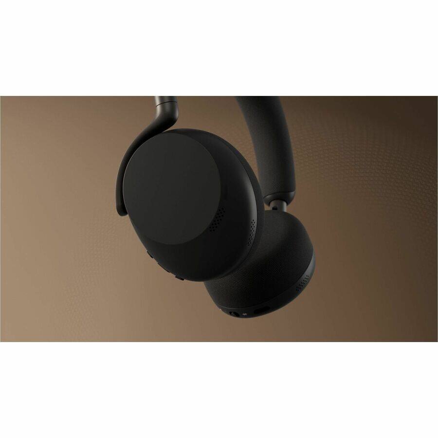 Alt View 1. Jabra - Jabra Evolve3 75 Headset - Stereo - Wireless - Bluetooth - 98.4 ft - 35 Ohm - 20 Hz to 20 kHz - Over-the-head, On-ear - Black.