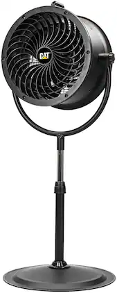 Caterpillar - CF-HVPD-14AC-BK 14" Blade High-Velocity Pedestal Drum Fan