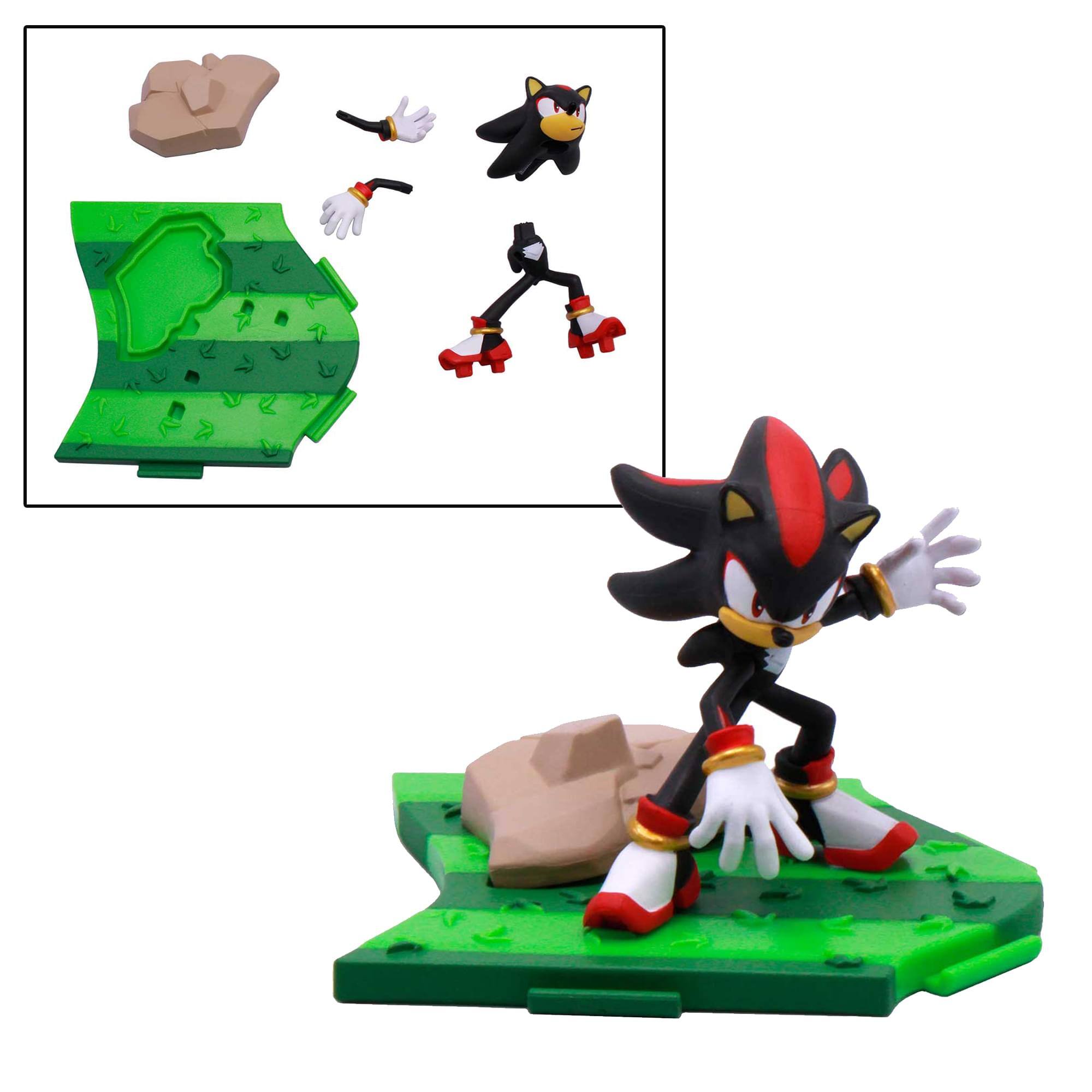 Alt View 5. Just Toys LLC - Sonic The Hedgehog Series 3 Craftable Buildable Action Figure | One Random - Blue.