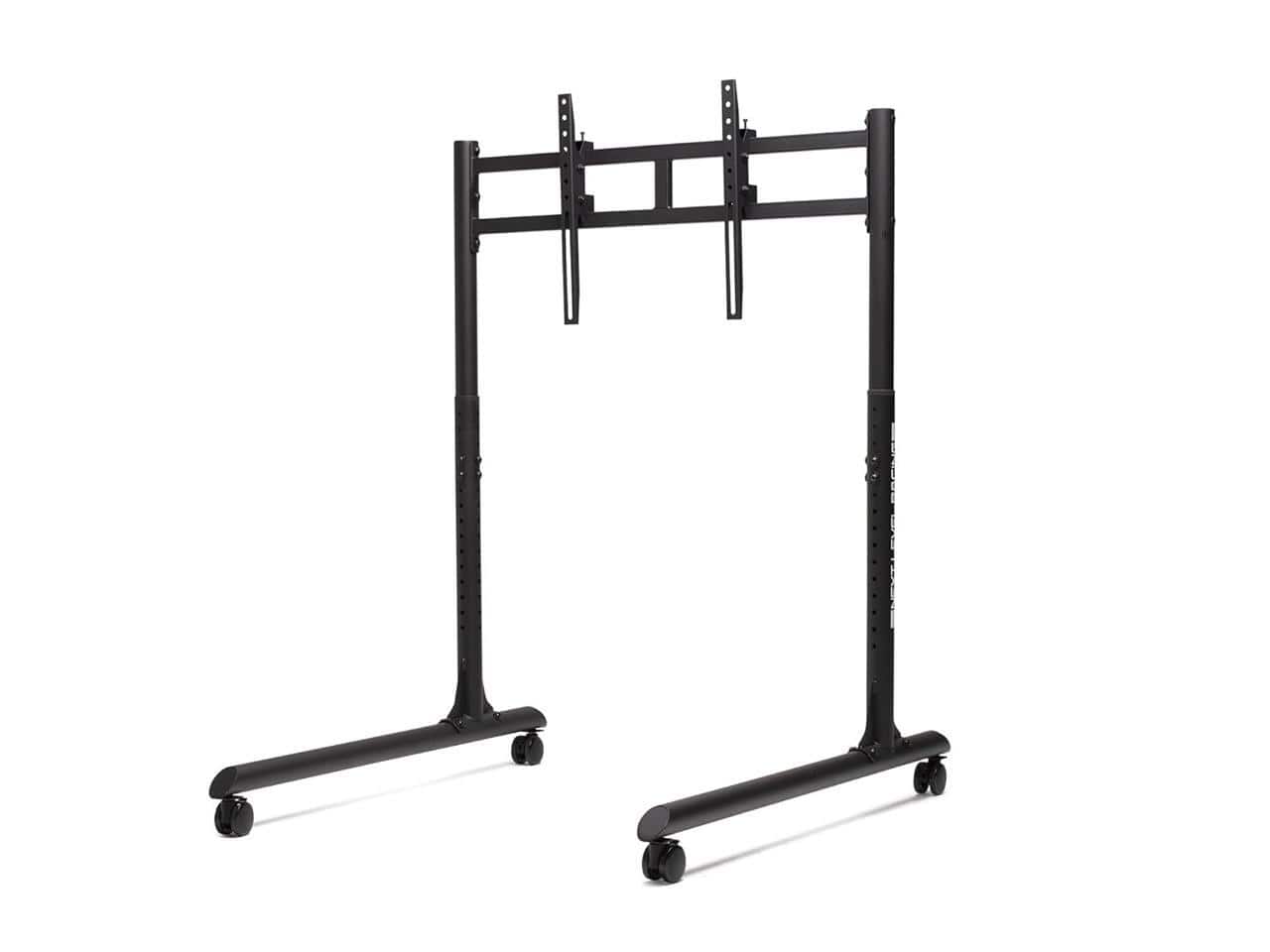 Next Level Racing - Round Tube Freestanding Single Monitor Stand - Black