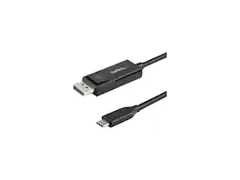 StarTech.com - 6.6ft USB-C to DisplayPort 1.2 Cable, Bidirectional, 4K 60Hz, Thunderbolt 3 (CDP2DP2MBD)