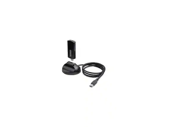 Front. StarTech.com - StarTech Wi-Fi 6E USB 3.0 Adapter, 802.11ax, 2.4/5/6 GHz, Foldable Antenna for PC/Laptop.