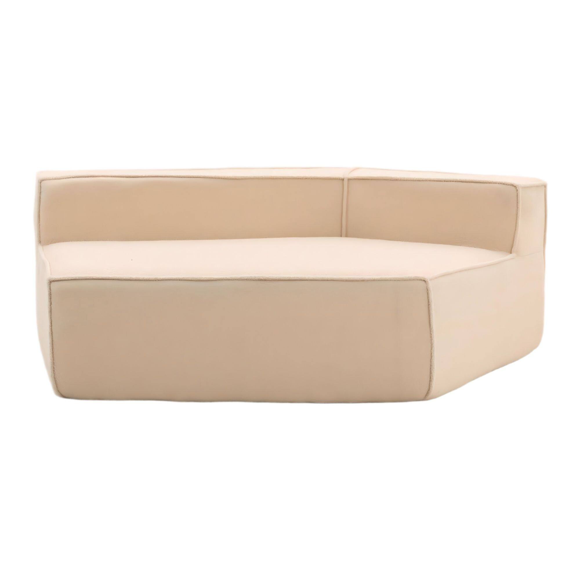 Alt View 8. GOODSILO - Soft Modular Floor Sofa Chair with Wide Seat and Plush Back Cushions, Cozy Lounge Chair for Living Room - Beige.