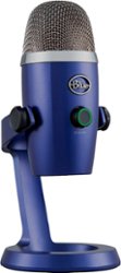 Blue Microphones - Blue Yeti Nano Premium Wired Multi-Pattern USB Condenser Microphone - Front_Zoom