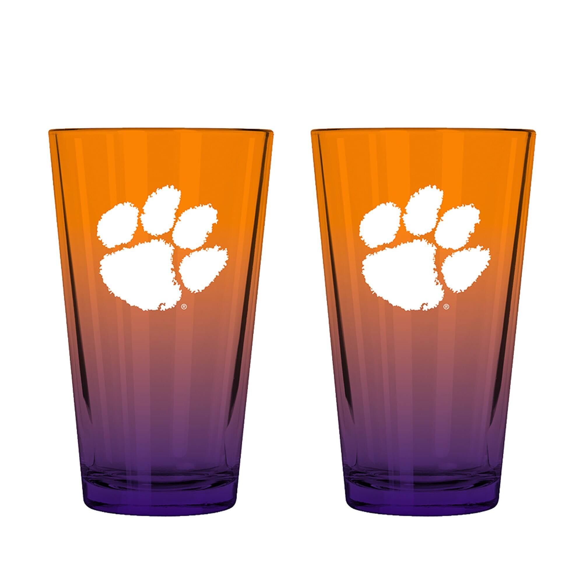 The Memory Company - Clemson Tigers Two-Pack 16oz. Ombre Pint Glass Set - Multicolor price history on PriceWatchPro