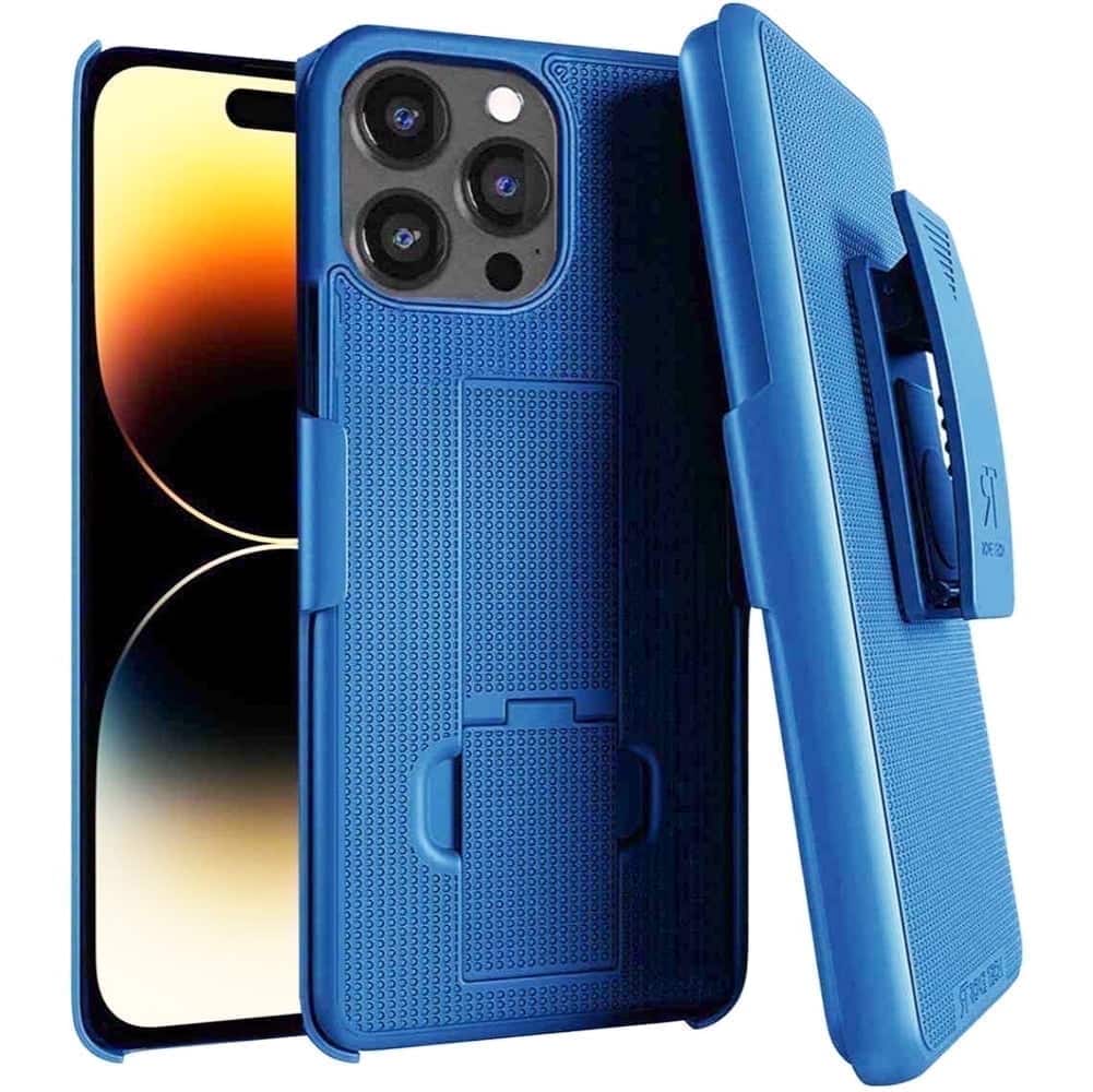 RomeTech - Rome Tech Shell Holster Case for iPhone 14 Pro - Blue