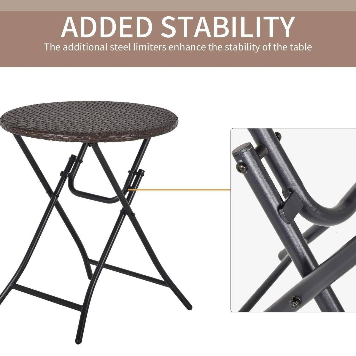 ADDED STABILITY
The additional steel limiters enhance the stability of the table