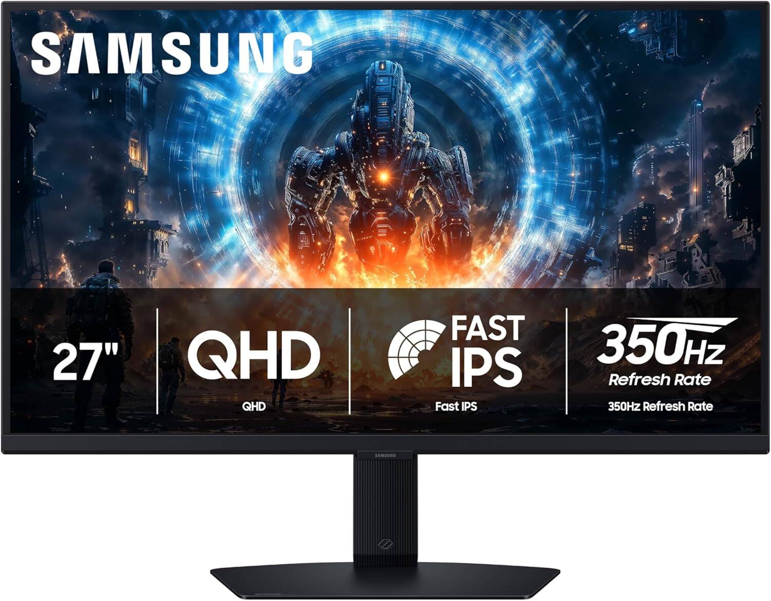 Samsung - LS27FG60DENXZA 27" QHD Odyssey G60F Gaming Monitor (2026) - Black