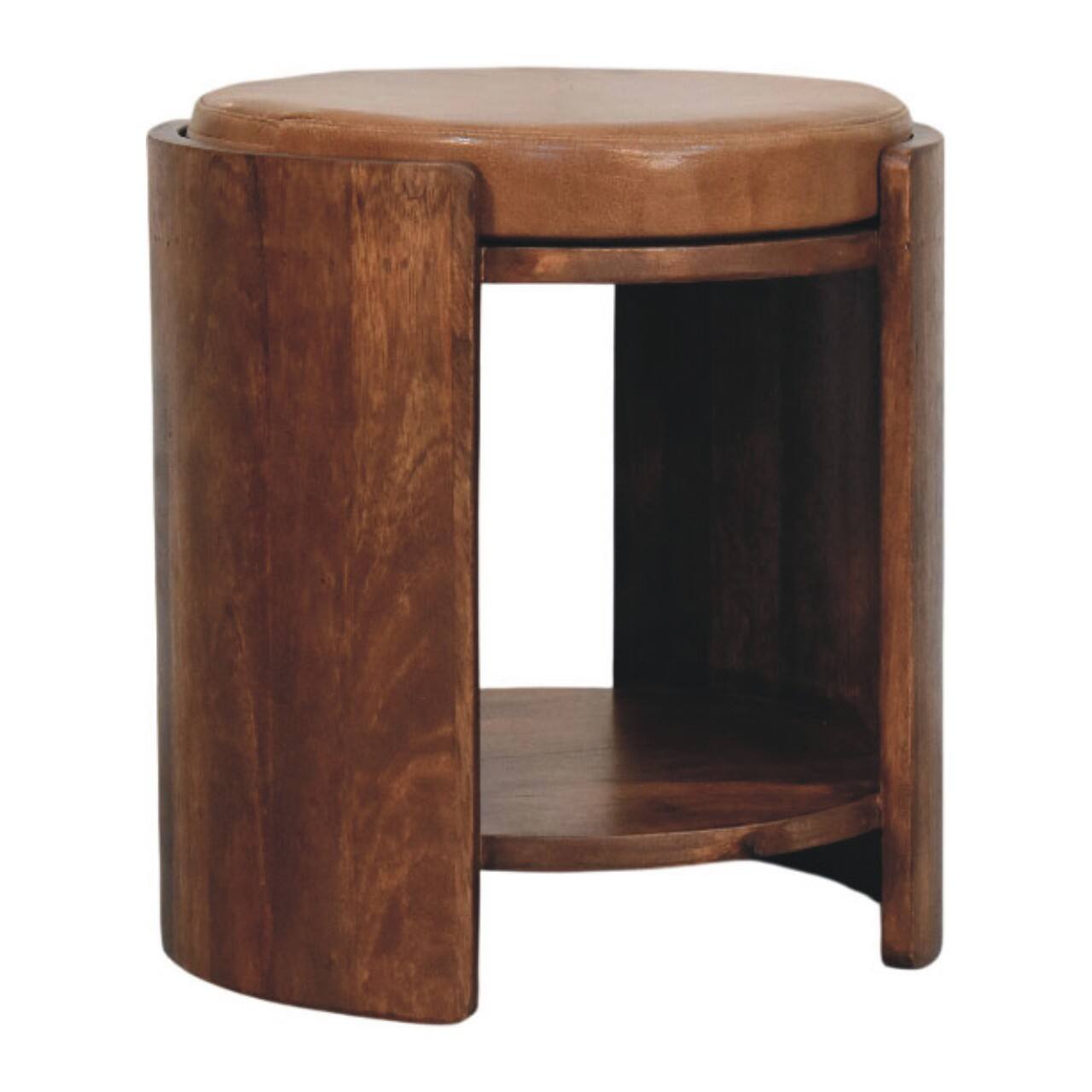 Angle. Artisan Furniture - Artisan Furniture Solid Wood - Brown.
