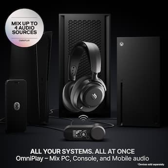 SteelSeries Arctis Nova Pro Omni 2.4 GHz Wireless Over The Ear SteelSeries Arctis Nova Pro Omni 2.4 GHz Wireless Over The Ear
