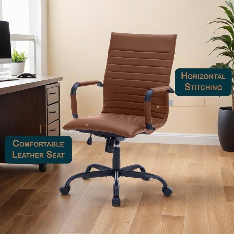 - Comfortable Leather Seat
- Horizontal Stitching