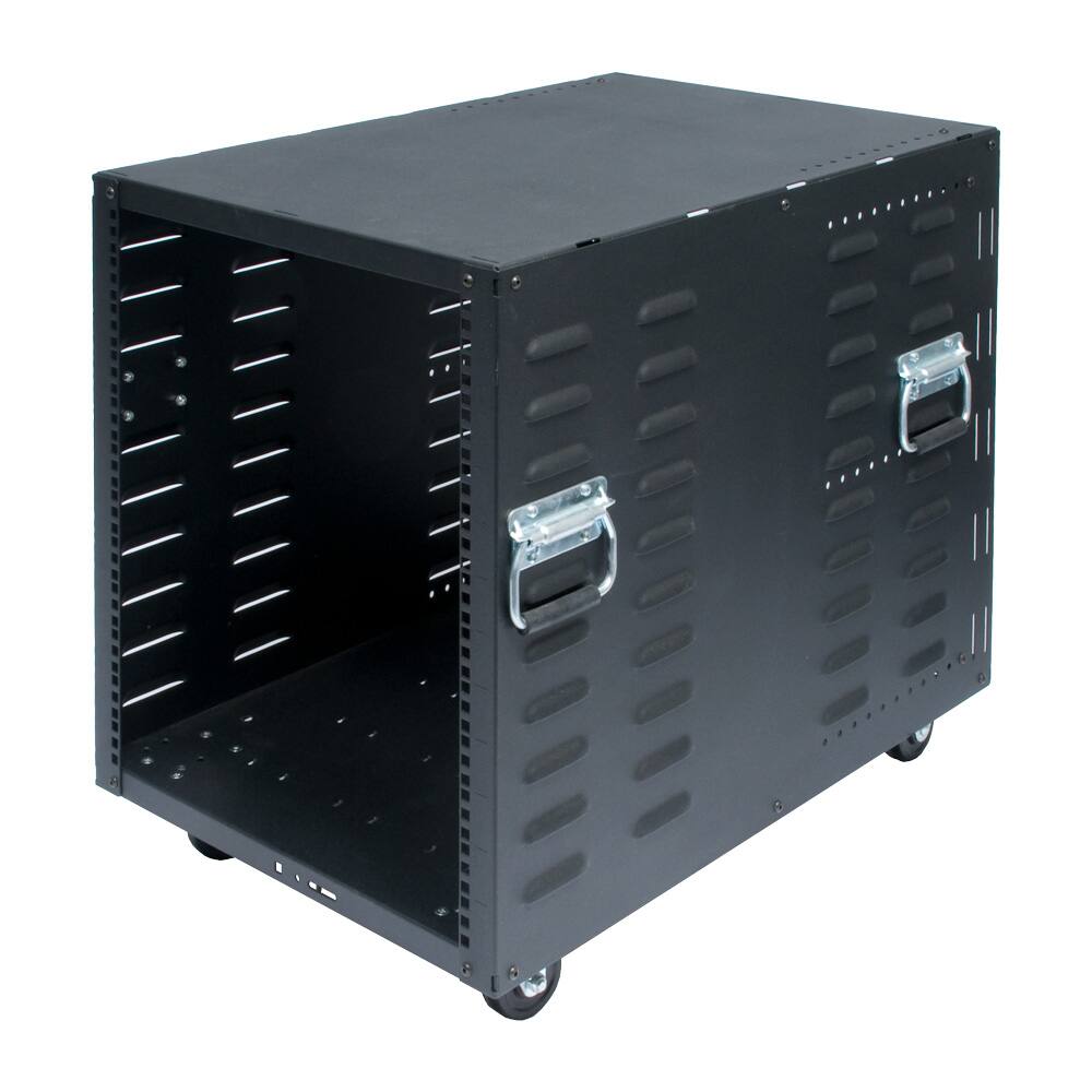 Alt View 10. RackSolutions - RackSolutions 12U Portable Server Rack - Black.