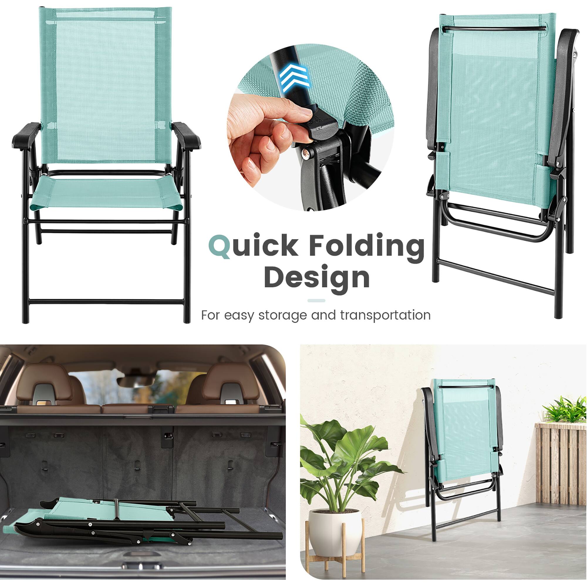 Quick Folding Design  
For easy storage and transportation