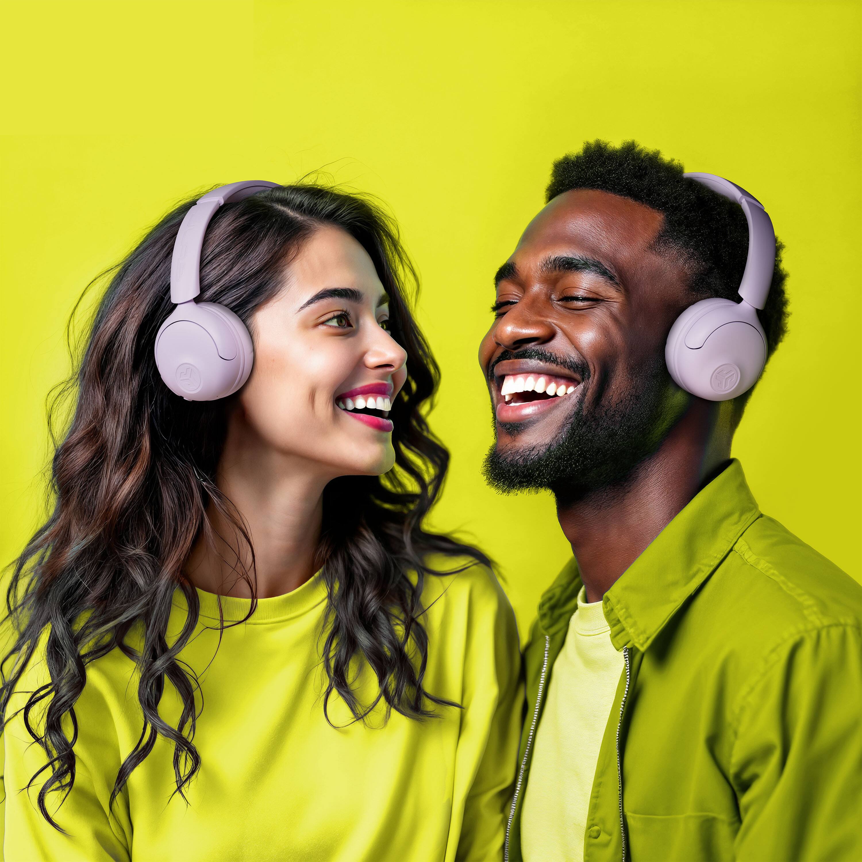 Alt View 4. JLab - Studio 2 Wireless Bluetooth Headphones - Lilac.