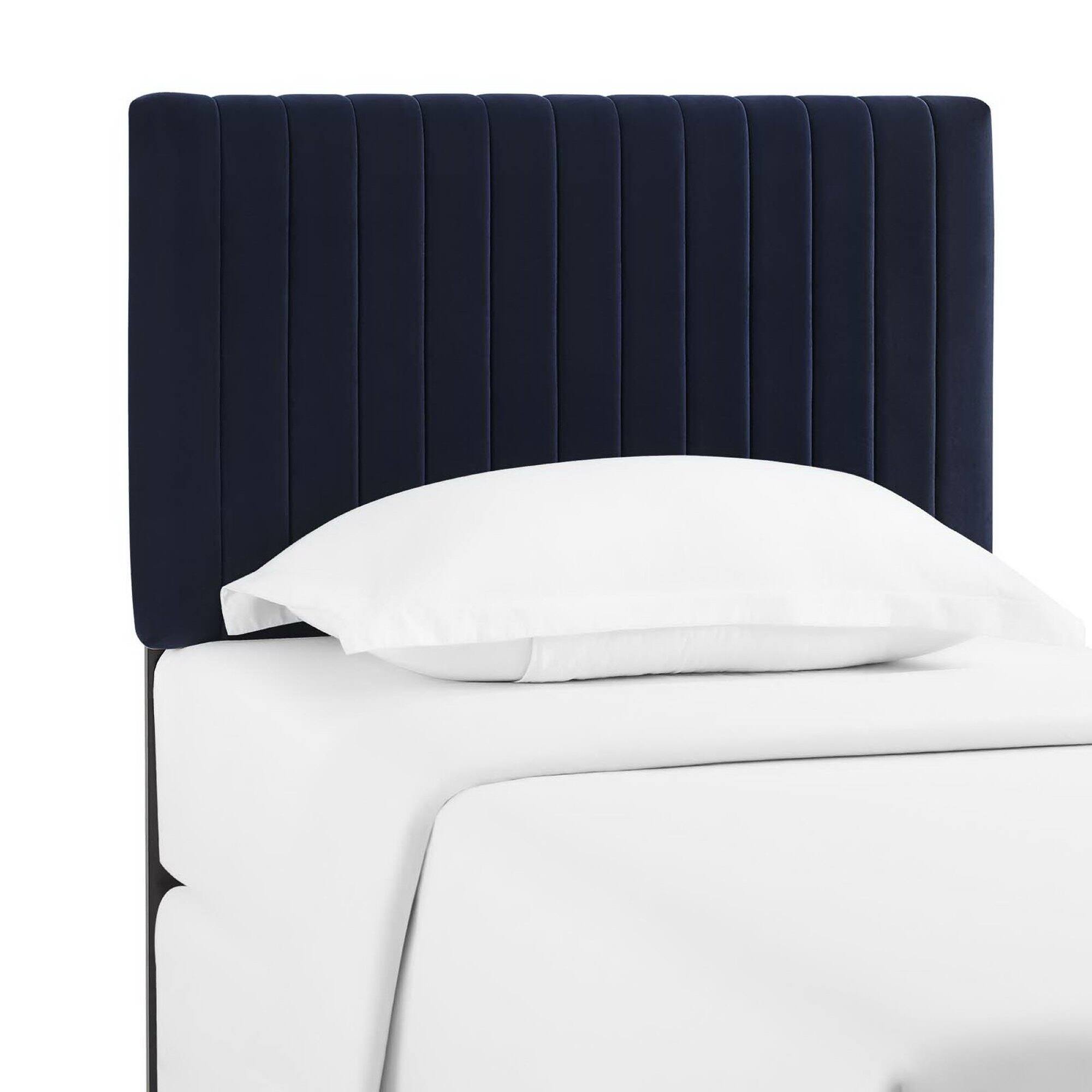 Alt View 3. Modway - Keira Performance Velvet Twin Headboard by Modway - Blue.