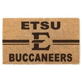 Jardine - ETSU Buccaneers 18'' x 34'' Team Logo Doormat - Brown