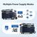 Multiple Power Supply Modes
- 12V car
- 24V truck
- YACHT
- CAR
- TRUCK
- VAN
- RV
Home: 100-240v AC power