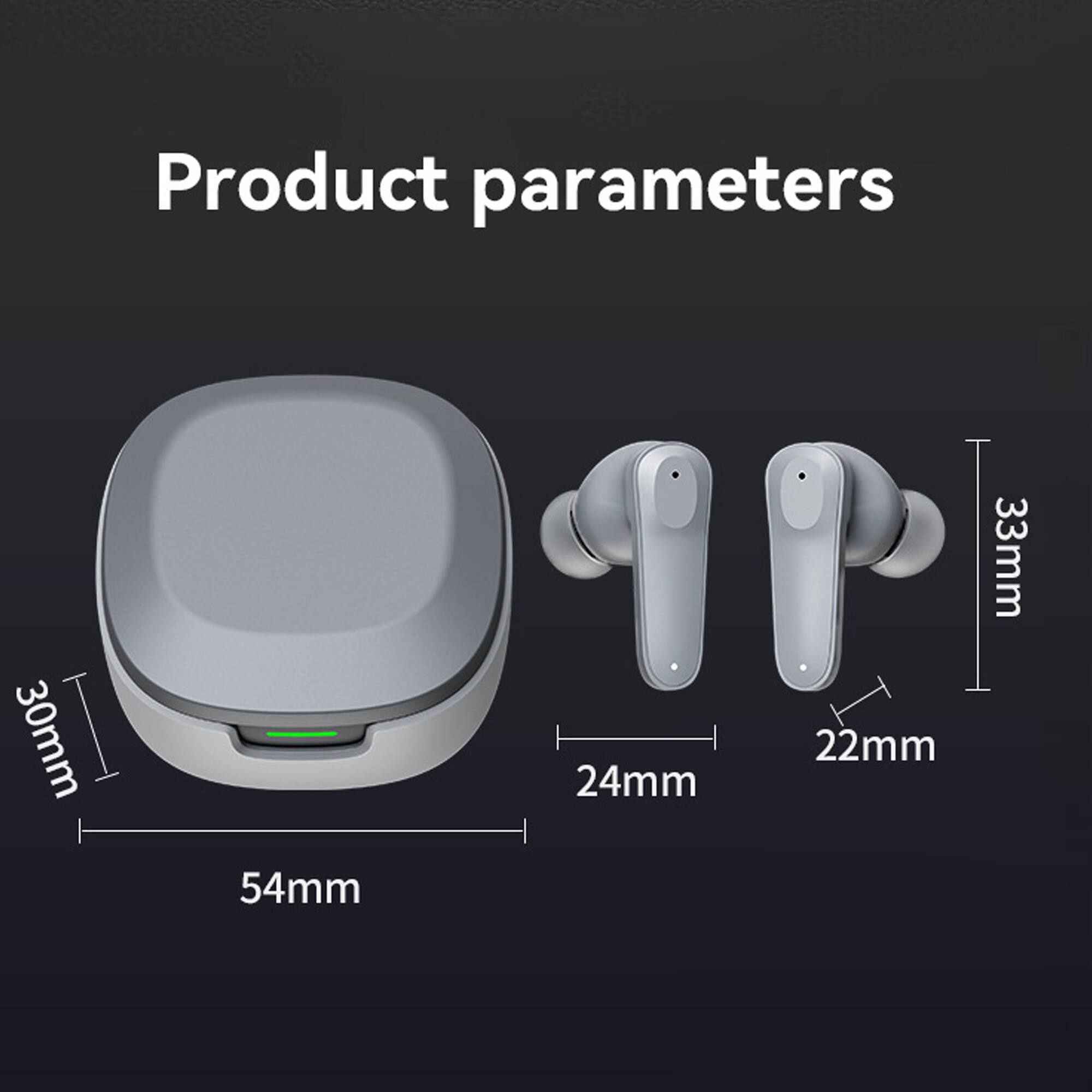 Product parameters

- 30mm
- 54mm
- 24mm
- 22mm
- 33mm