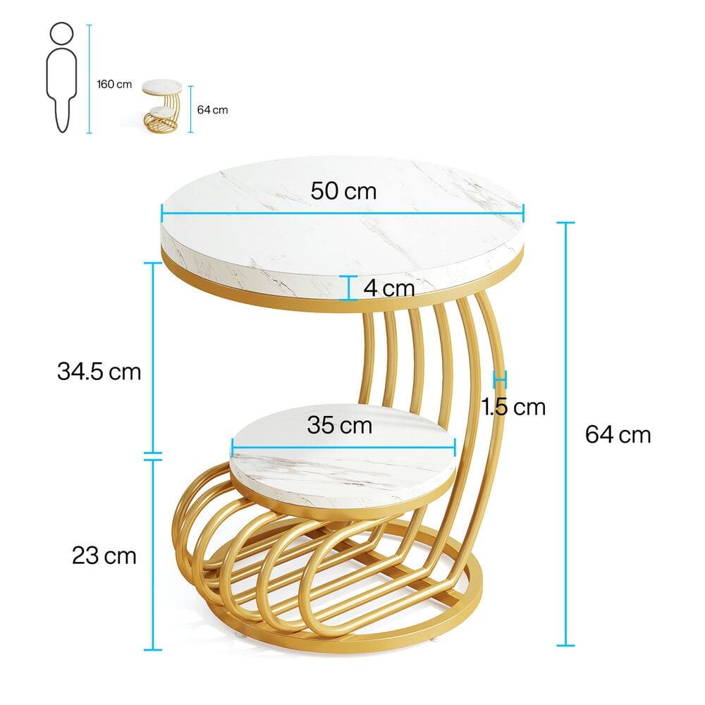 160 cm, 64 cm, 50 cm, 4 cm, 34.5 cm, 35 cm, 1.5 cm, 64 cm, 23 cm