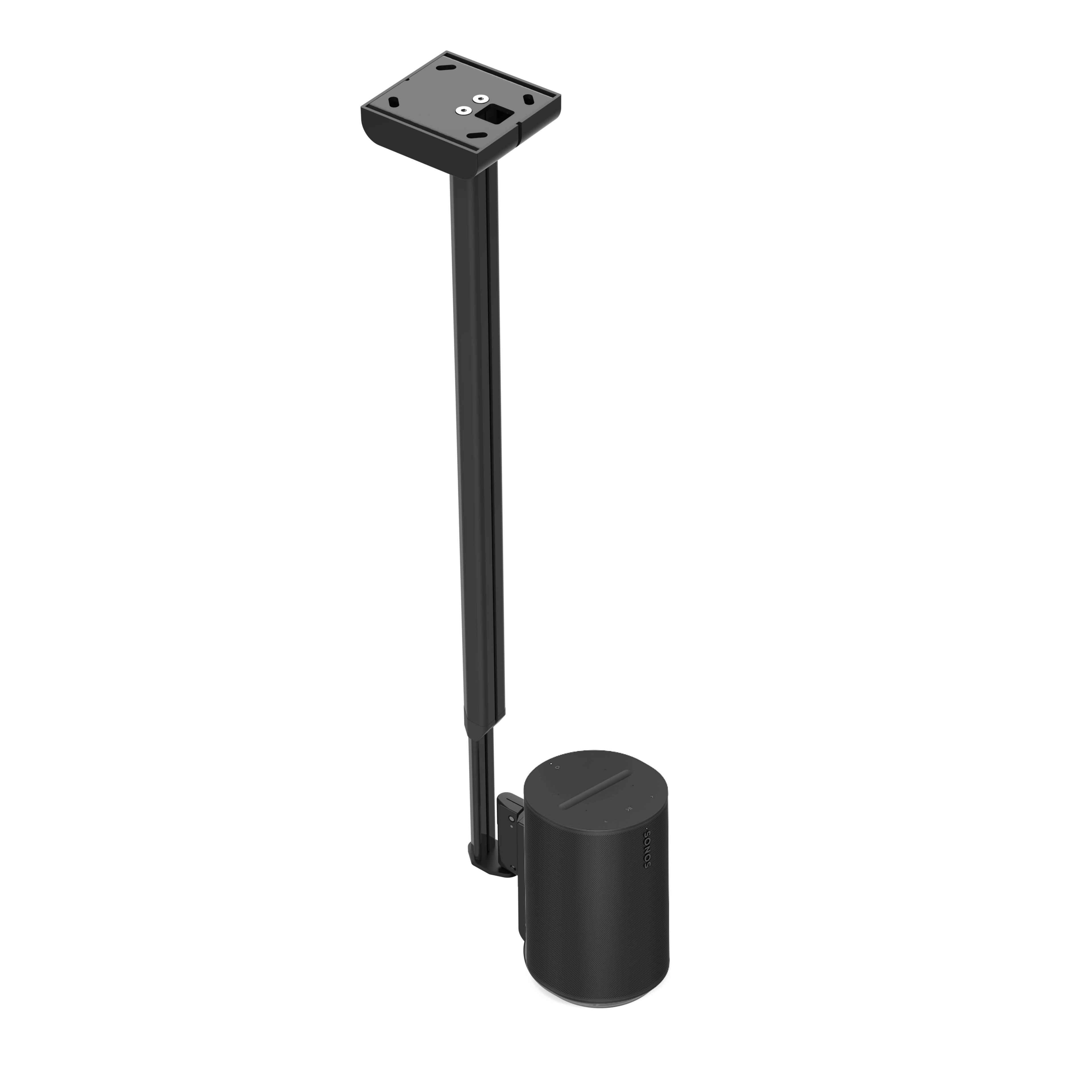 Back. Flexson - FLEXSON Adjustable Ceiling Mount for Sonos ERA 100 (Black, Single) - "NA".
