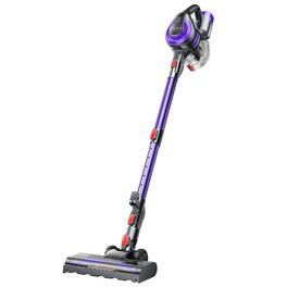 Honiture - Cordless Vacuum Cleaner Y10, 400W Powerful Cordless Stick Vacuum, 5 in 1 Lightweight Hand Vacuum with LED lights - purple