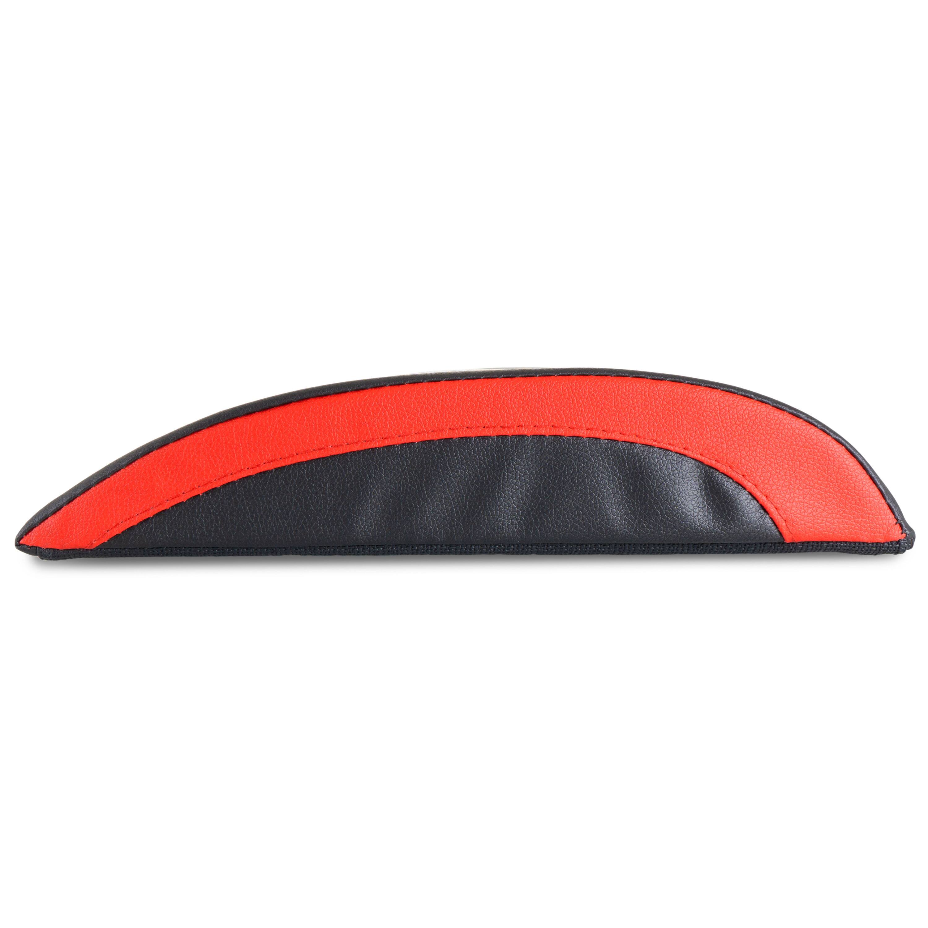 Left. ProsourceFit - ProsourceFit Abdominal Mat - Black/Red.